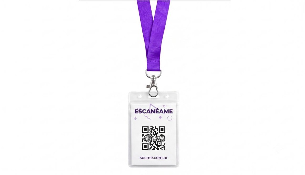 Credencial Colgante Plastificada