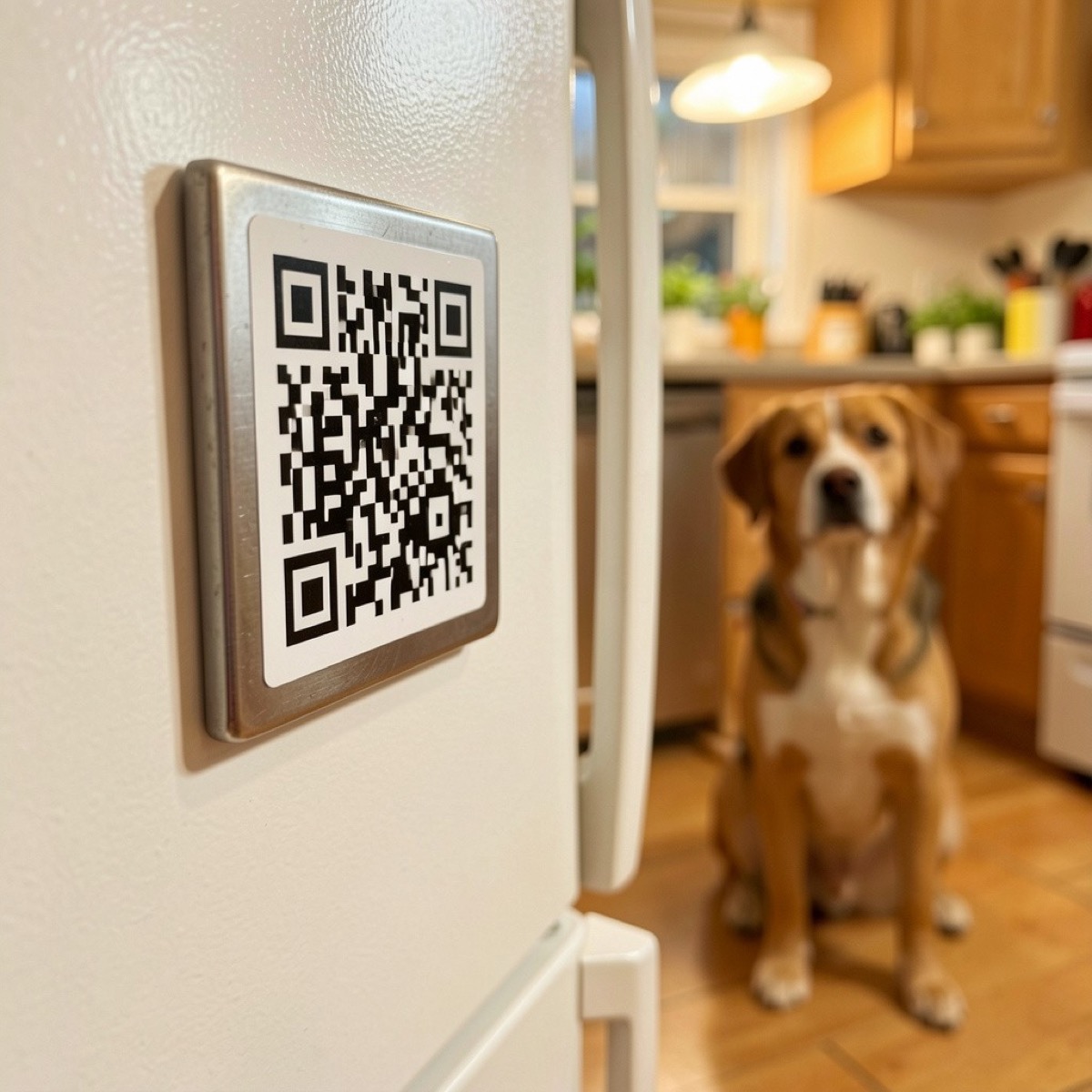 Imán con QR